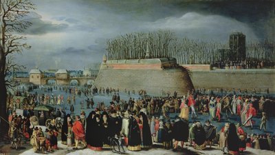 Patinaje Durante el Carnaval de Denys van Alsloot